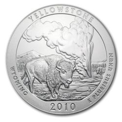 2010 5 oz Silver ATB - Yellowstone National Park, Wyoming