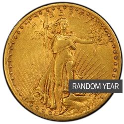 $20 Saint-Gaudens Double Eagle Gold Coin (Cleaned) | SD Bullion