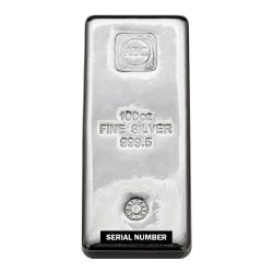 100 oz ABC Silver Bar For Sale | Lowest Price Period