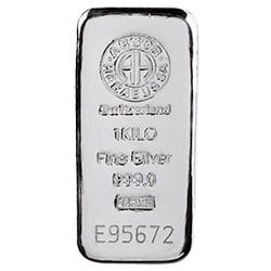 1 Kilo Argor-Heraeus Silver Bar