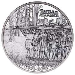 2021 1 oz  Battle of Alamance Proof Silver Coin