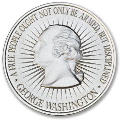 1 oz Bill of Rights Silver Round