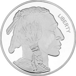 5 oz SilverTowne Silver Buffalo Round