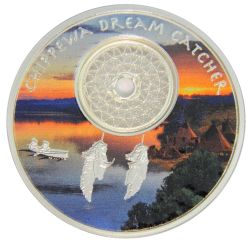2018 Chippewa Dreamcatcher Proof Silver Coin 1 oz