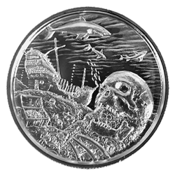 Davy Jones' Locker Privateer Ultra High Relief Silver Round 2 oz