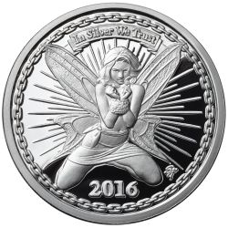 Reddit Silverbug Alyx the Fairy - 1 oz Silver Proof