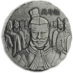 2018 5 oz Fiji Terracotta Army Silver Coin