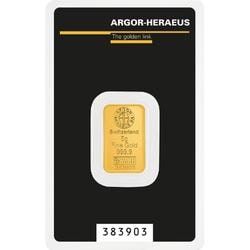 5 gram Argor-Heraeus Kinebar Gold Bar
