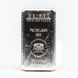 1 Kilo Geiger Security Line Silver Bar