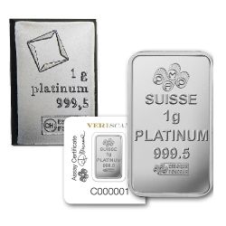 1 Gram Generic Platinum Bars