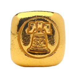 1 oz Proclaim Liberty Gold Bar (Poured) - SD Bullion
