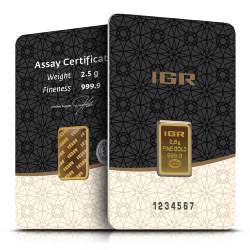 2.5 Gram Istanbul Gold Refinery (IGR) Gold Bar 