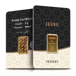 5 Gram Istanbul Gold Refinery (IGR) Gold Bar 