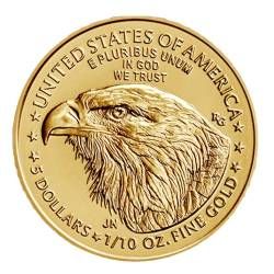 2021 New Design 1/10 oz American Gold Eagle Coin