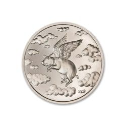 2 oz When Pigs Fly Silver Round | Intaglio Mint