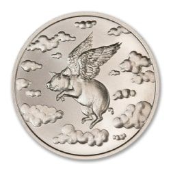 1 oz When Pigs Fly Silver Round | Intaglio Mint