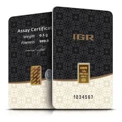 0.5 Gram Istanbul Gold Refinery (IGR) Gold Bar
