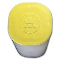 Empty Silver Maple Leaf Royal Canadian Mint Tube