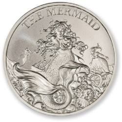 1 oz Intaglio Mint Mermaid Silver Round