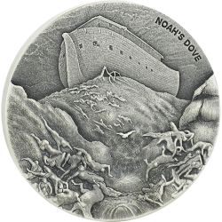 2018 2 oz Noah’s Dove Biblical Silver Coin Series