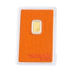 Valcambi 1 Gram Gold Bar In Certicard