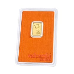 Valcambi 2.5 Gram Gold Bar In Certicard
