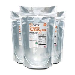 3 Pack of Premium Organic Milk Powder 40 Serving Pouch