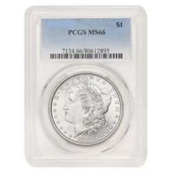 Pre-1921 PCGS MS-66 Morgan Silver Dollar - Random Year
