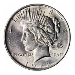 Pre-1935 Peace Silver Dollar - AU