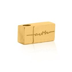 Gold Pillar of Faith 24k Pendant| SD24K