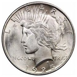 Pre-1935 Peace Silver Dollar - BU