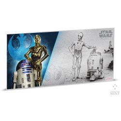 Star Wars A New Hope 5g Silver Foil - C3PO & R2-D2