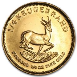 1/4 oz Gold Krugerrand Coin - Random Year