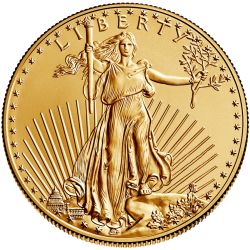 1 oz American Gold Eagle Coin - Random Year (BU)