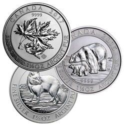 1.5 oz Royal Canadian Mint Silver Coins - Random Design