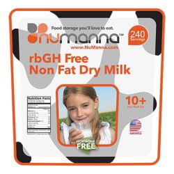 Hormone-Free USDA Non-Fat Milk Powder 240 Servings