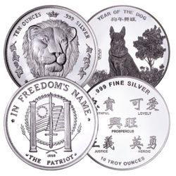 10 oz Generic Silver Rounds 0.999 Fine