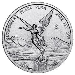 2022 1/20 oz Mexican Silver Libertad Coin