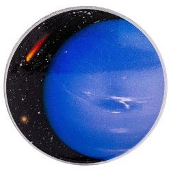 2022 1 oz Neptune Curved Proof Silver Coin