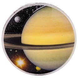2022 1 oz Saturn Curved Proof Silver Coin