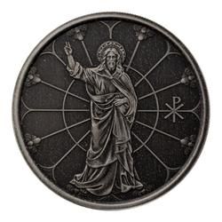 2022 1 oz Light of Christ Antique Silver Coins - Jesus Collection