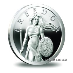 2014 1 oz Silver Shield Standing Freedom Silver Proof