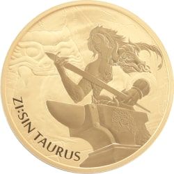 2021 1 oz South Korean 1 Clay Gold ZI:SIN Taurus | Lowest Price