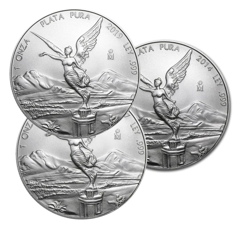 Mexican\u0020Libertad\u0020Silver\u0020Coins\u00201\u0020oz\u0020\u002D\u0020Random\u0020Year