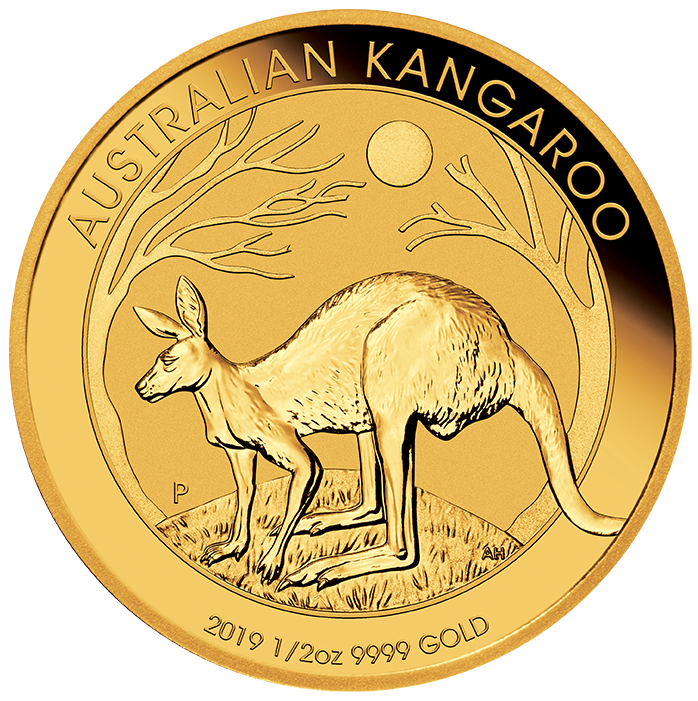 2019\u0020Australian\u0020Kangaroo\u0020Gold\u0020Coin\u00201\u002F2\u0020oz