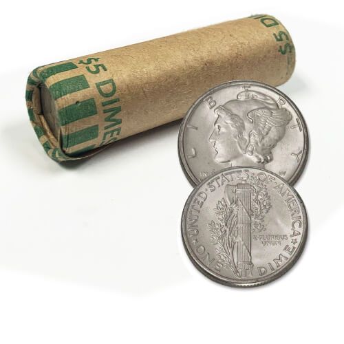 \u00245\u0020Face\u0020Value\u0020\u002D\u002090\u0025\u0020Silver\u0020Mercury\u0020Dimes\u0020\u002D\u0020XF\u002FAU