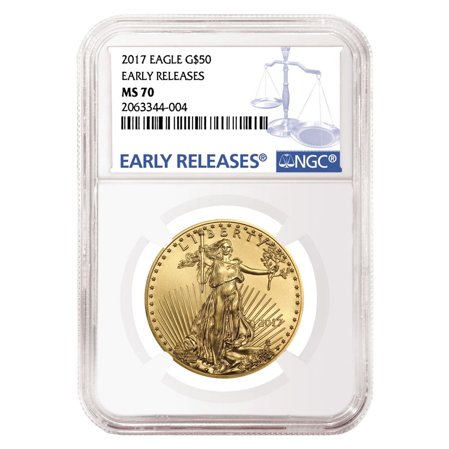 2017\u00201\u0020oz\u0020NGC\u0020MS\u002D70\u0020Early\u0020Releases\u0020Gold\u0020American\u0020Eagle