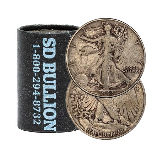 \u002410\u0020Face\u0020\u002D\u002090\u0025\u0020US\u0020Walking\u0020Liberty\u0020Silver\u0020Half\u0020Dollars