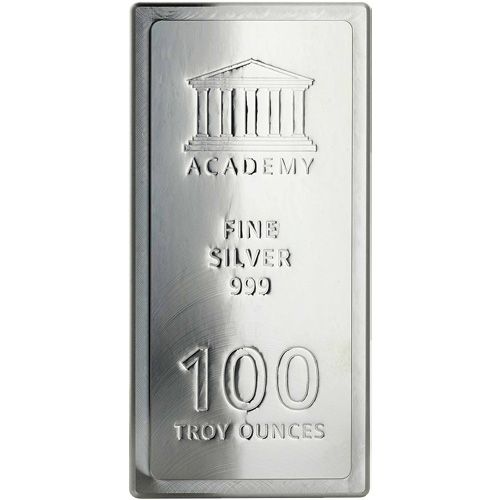100\u0020oz\u0020Academy\u0020Silver\u0020Bars