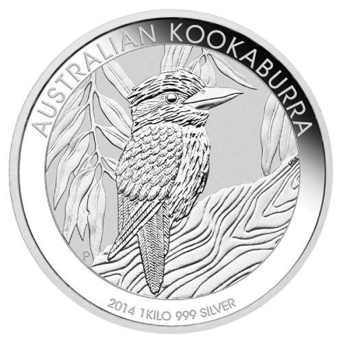 2014\u00201\u0020Kilo\u0020Australian\u0020Kookaburra\u0020Silver\u0020Coin